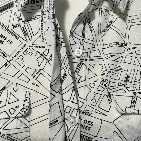 Karl Lagerfeld Paris Long Sleeve Blouse NWOT - Picture 10 of 16